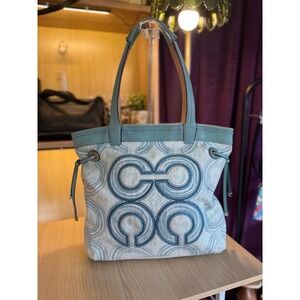 Coach Audrey Op Art Swirl Tote